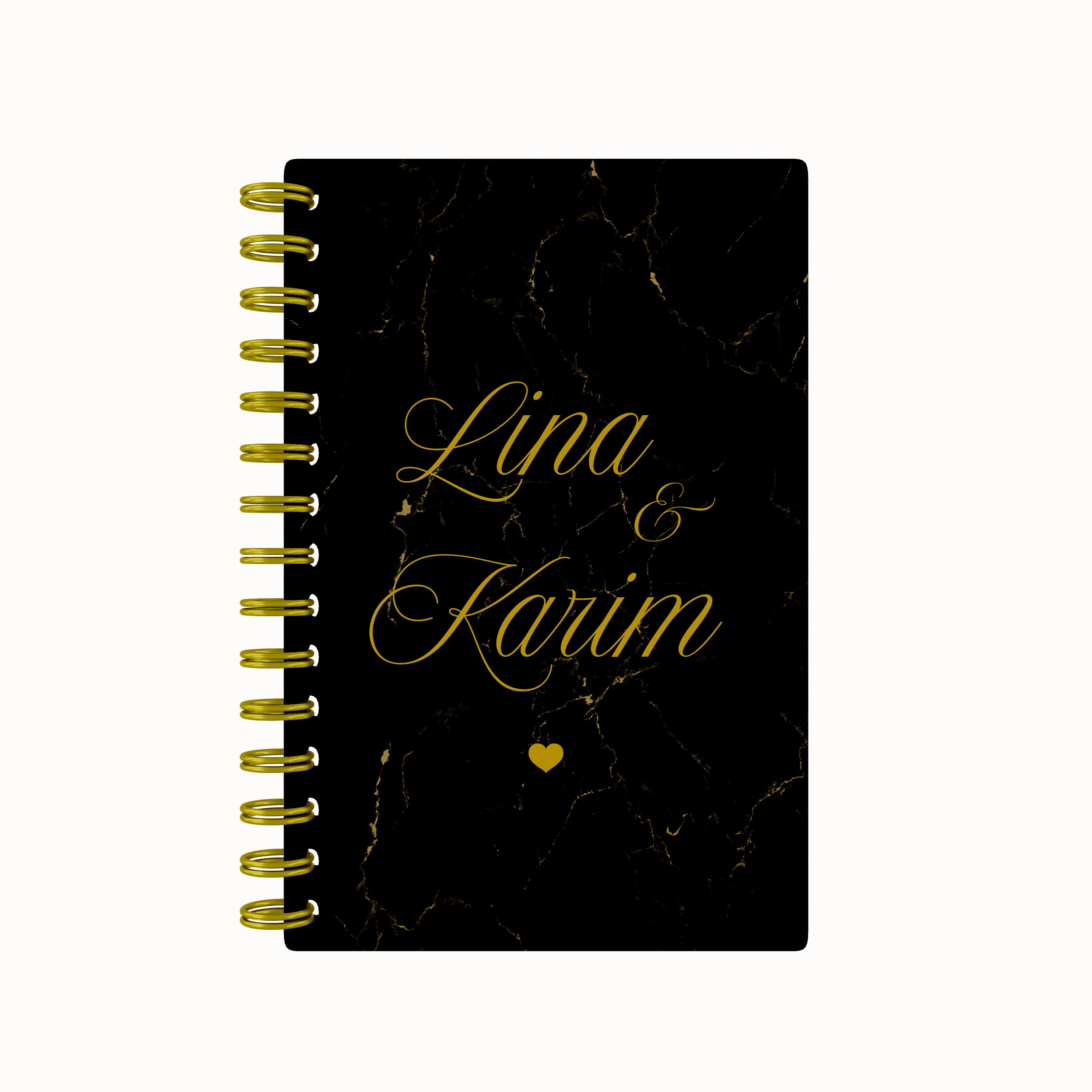 Names ScrapBook - Black Marble