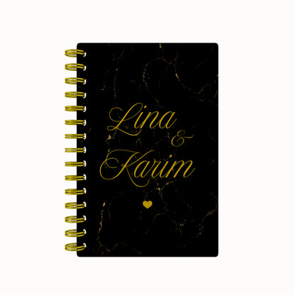 Names ScrapBook - Black Marble