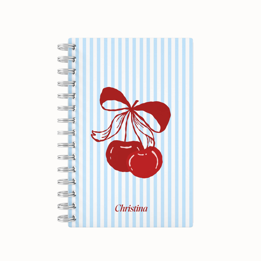 Cherry 2026 Daily Planner - Blue