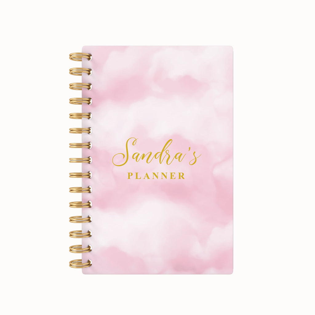 Clouds Name Pink 2026 Weekly Planner