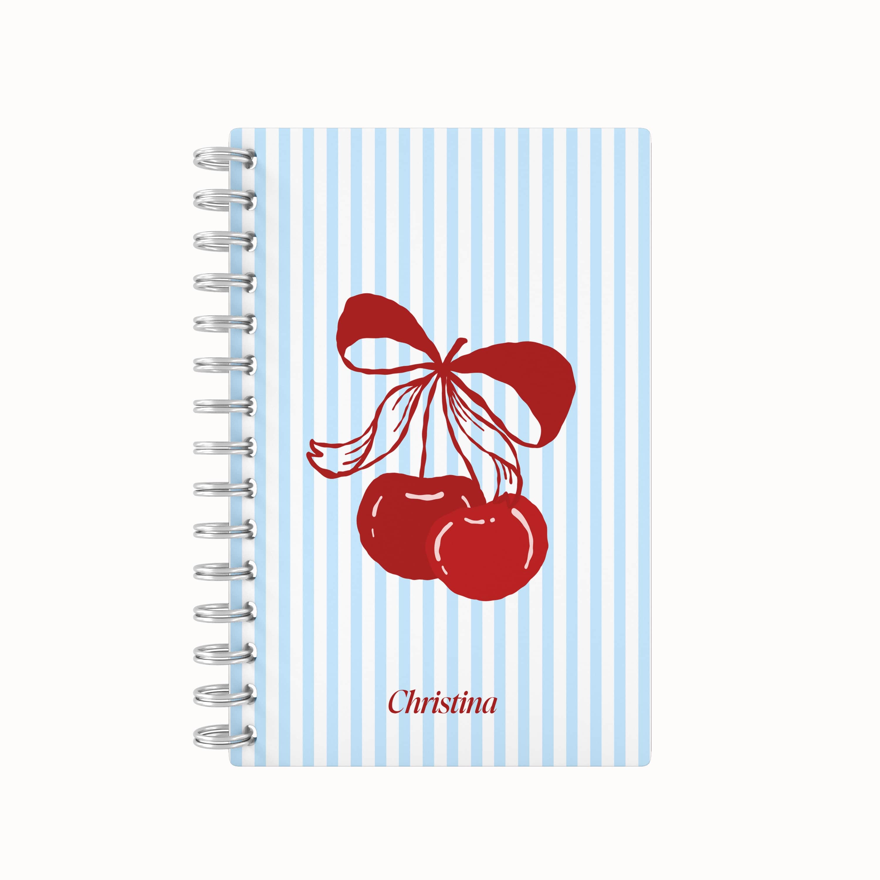 Cherry 2026 Weekly Planner - Blue