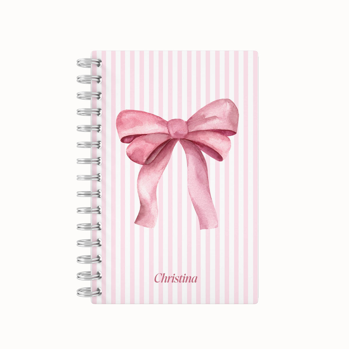 Pink Bow 2026 Weekly Agenda - Pink