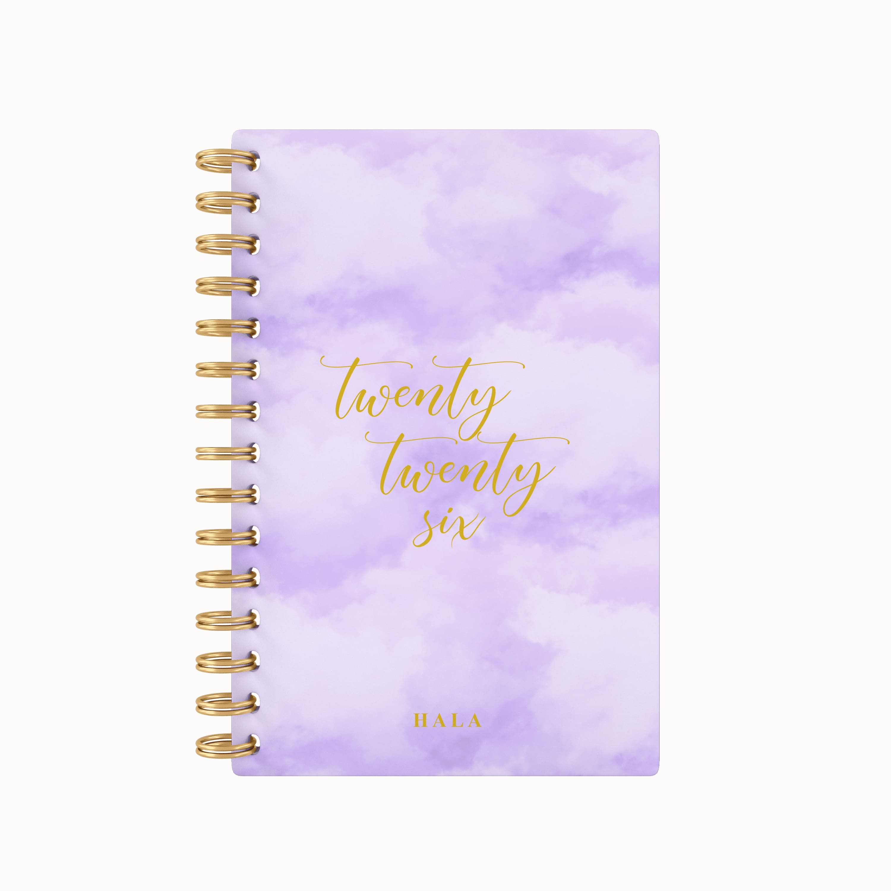 Clouds Quote Purple 2026 Weekly Planner