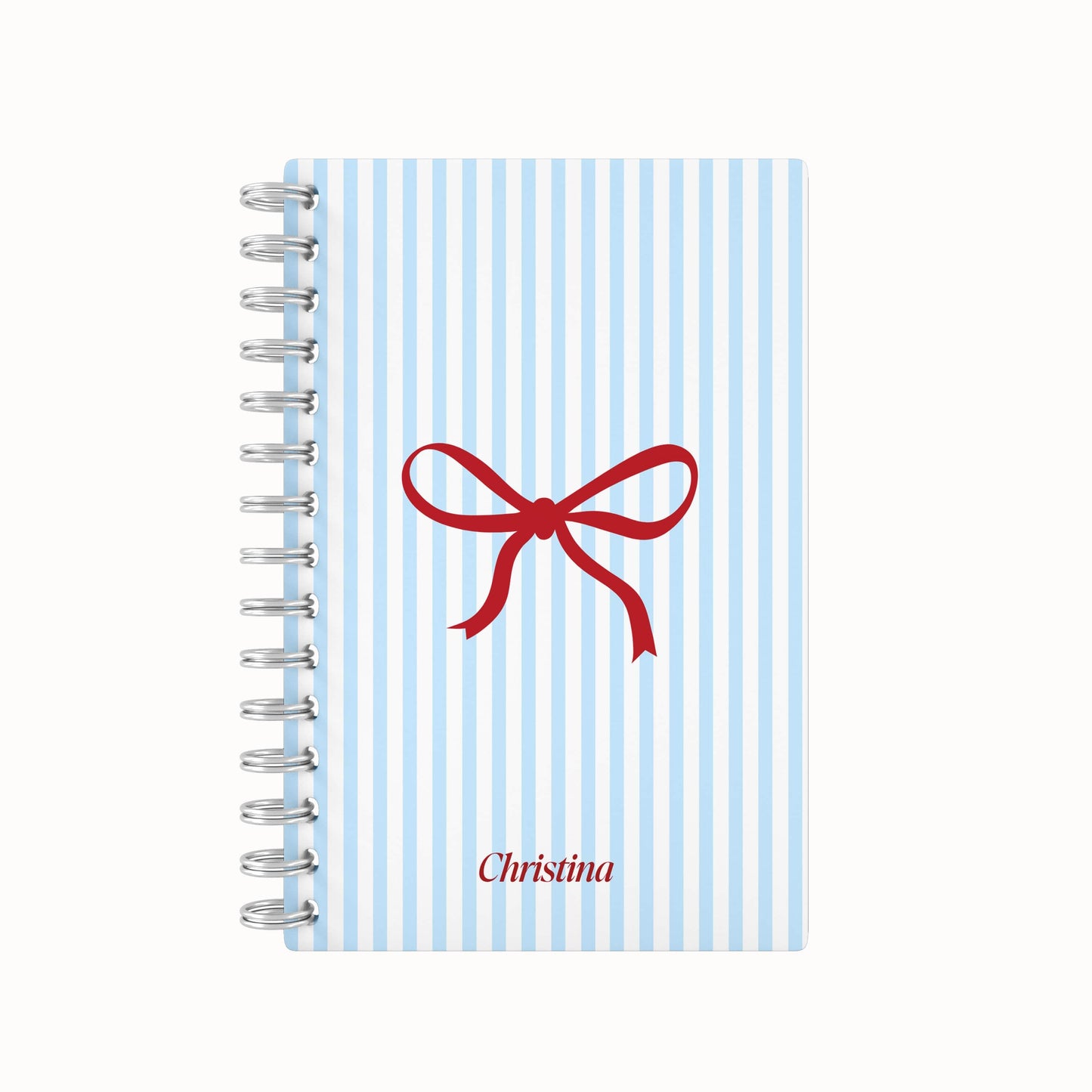 Red Bow 2026 Weekly Planner - Blue