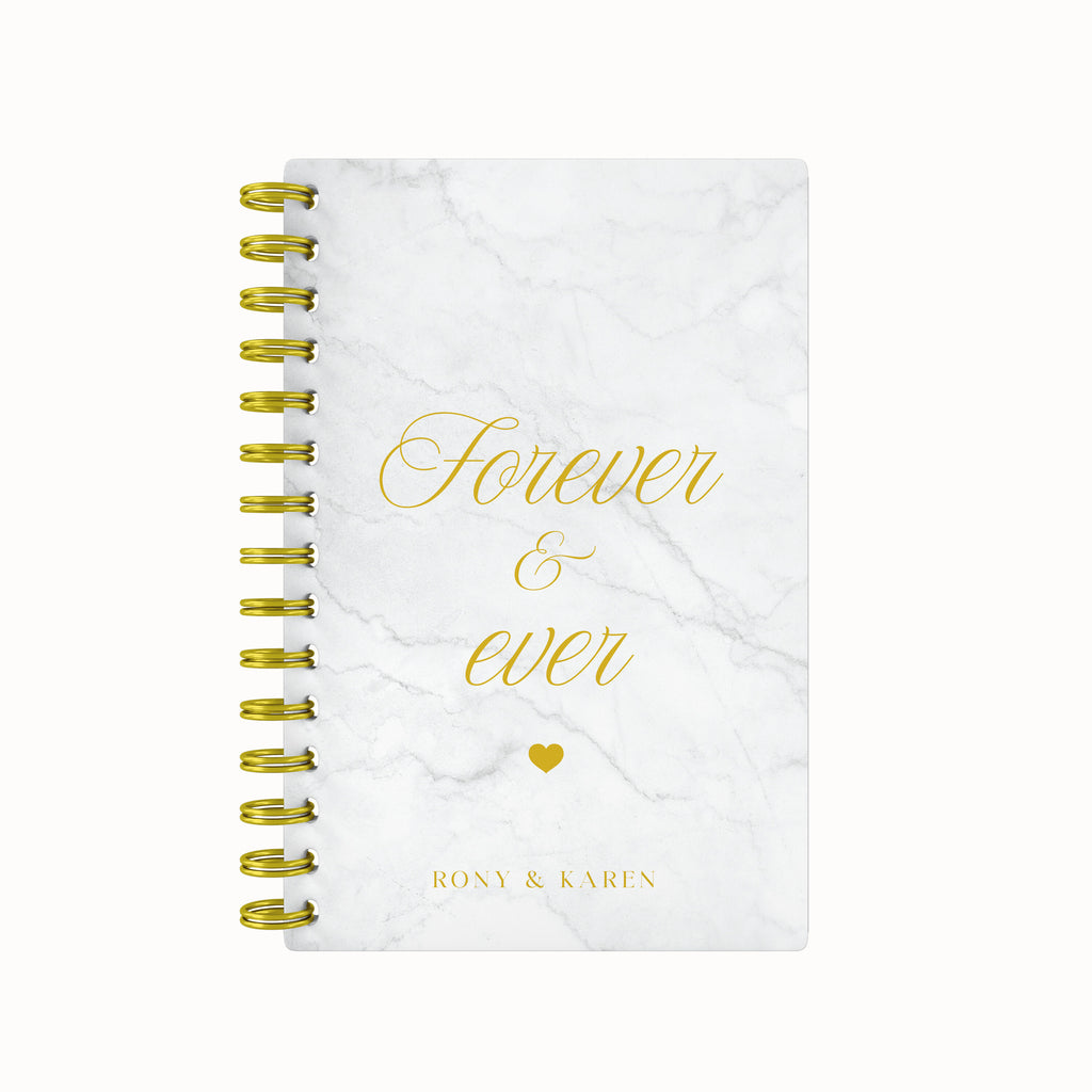 Forever & Ever ScrapBook - White Marble