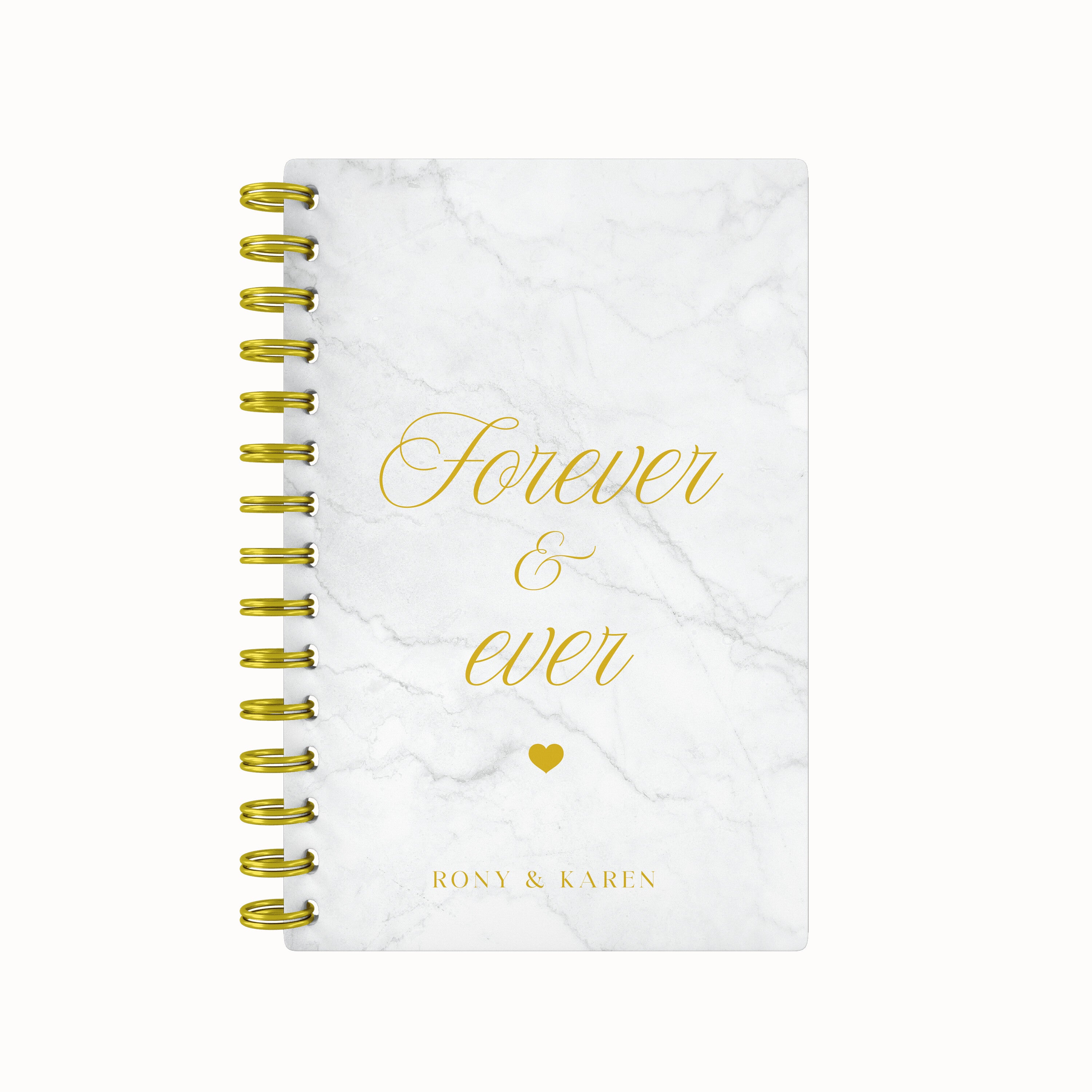 Forever & Ever ScrapBook - White Marble