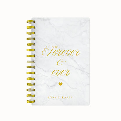 Forever & Ever ScrapBook - White Marble