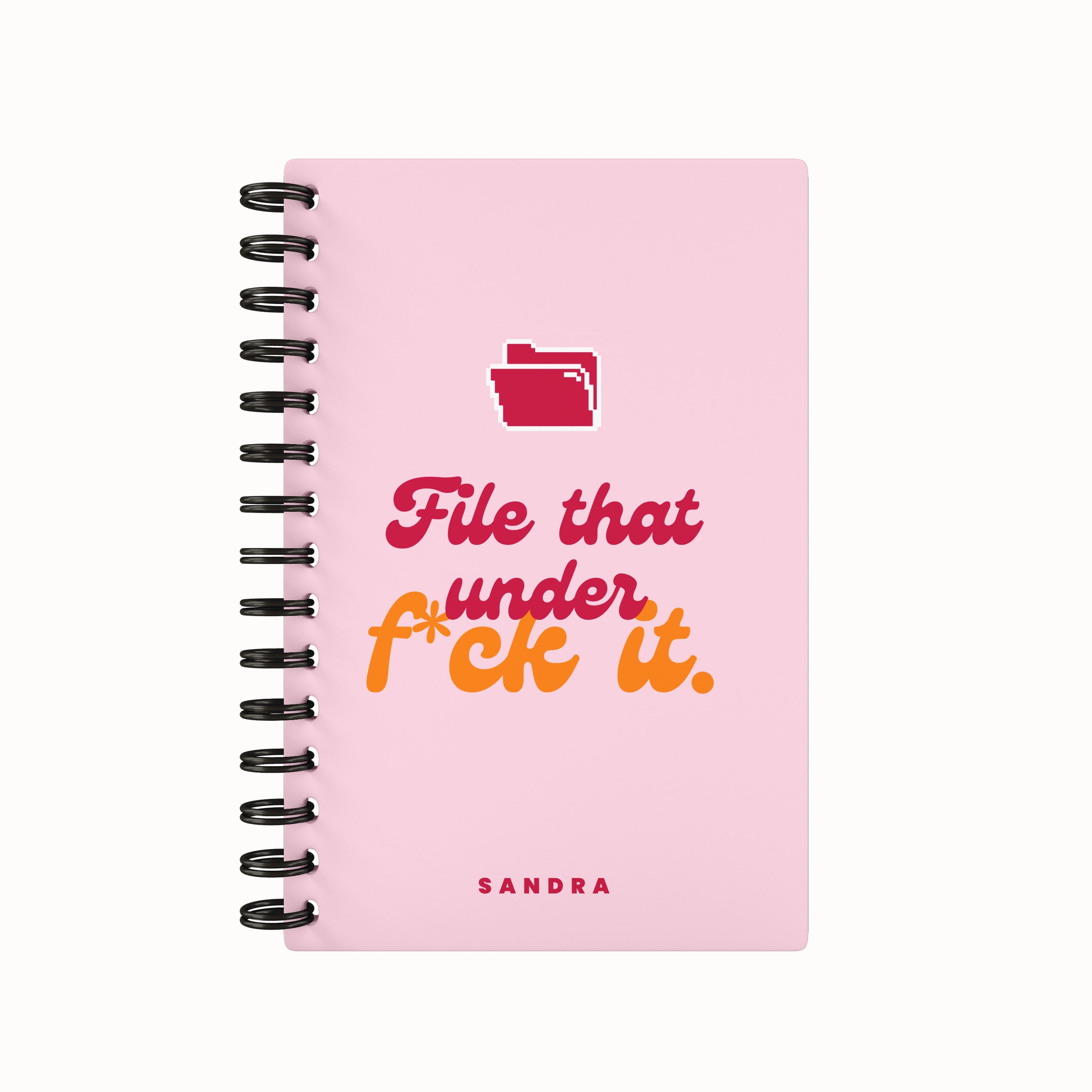 File That Under F*ck It 2026 Weekly Planner - Pink