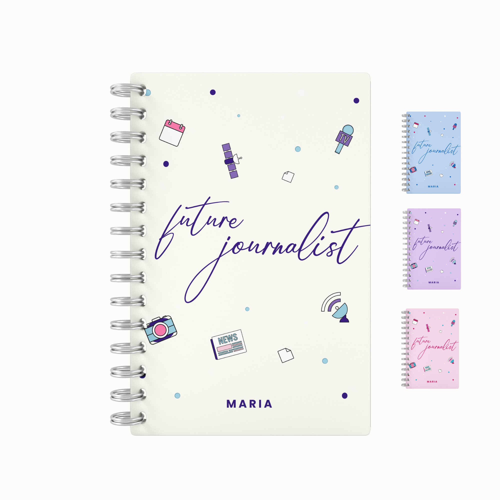 Future Journalist Lined Notebook