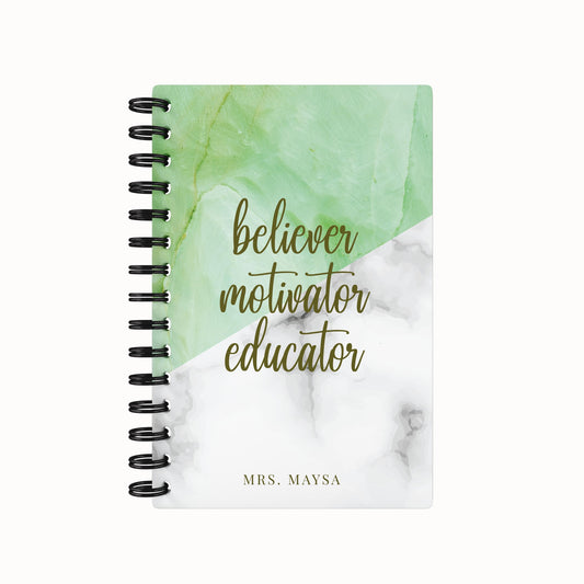 Green Marble - Teacher Planner