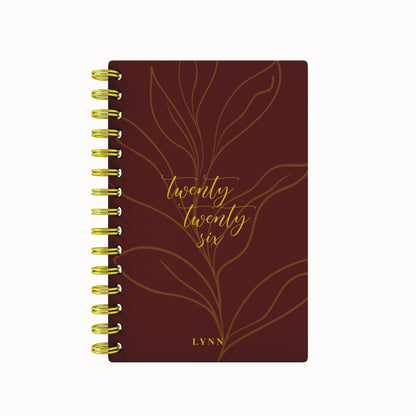 Blooming Foil 2026 Weekly Planner