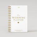 Our Wedding Planner - White - Gold Foil Wedding Planner