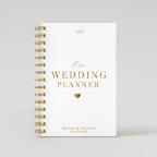 Our Wedding Planner - White - Gold Foil Wedding Planner