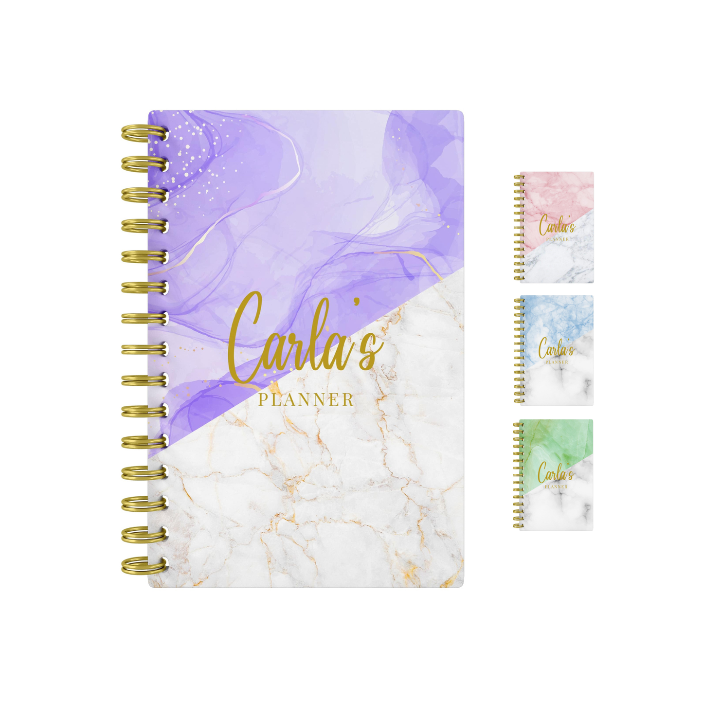 Marble Mix - Foil 2026 Daily Planner
