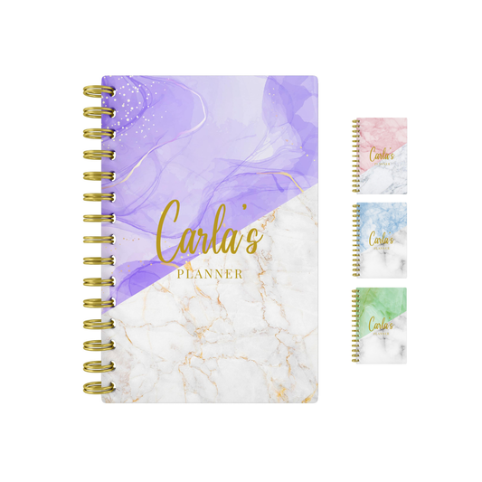 Marble Mix - Foil 2026 Weekly Planner