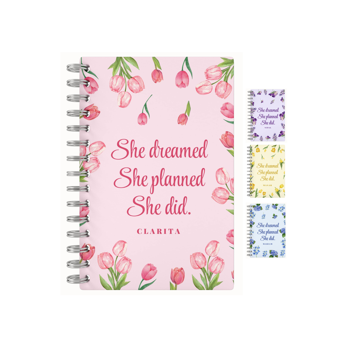 She Dreamed Lined Notebook