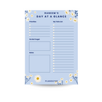 Daily Notepad - Daisy Blue