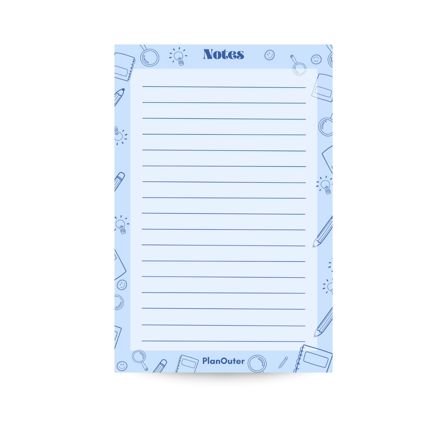 Notes Notepad - Student Blue