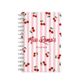 Cherries Stripes Pink - Teacher Planner