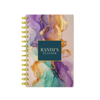 Green Purple Marbel - Teacher Planner