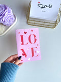 LOVE - Pink Greeting Card