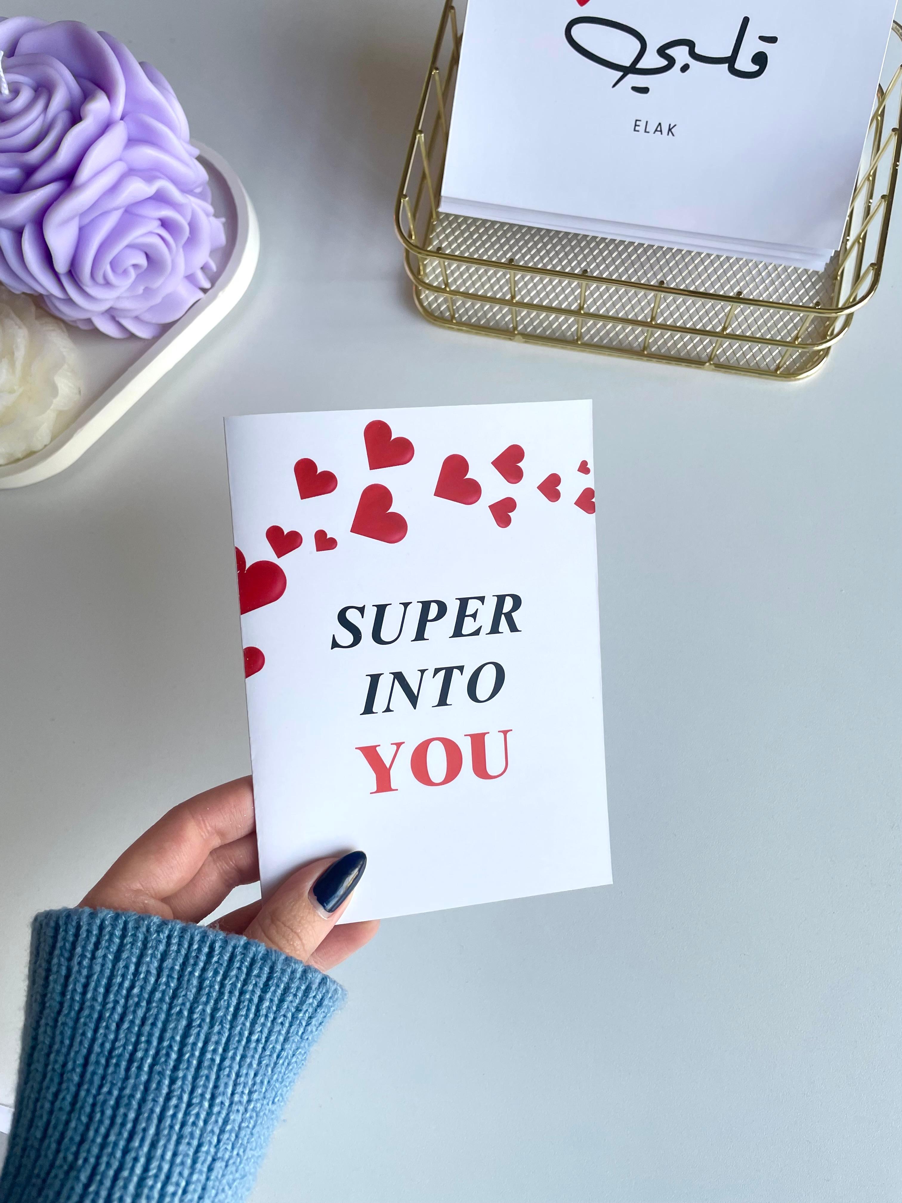 Super Into You - Greeting Card