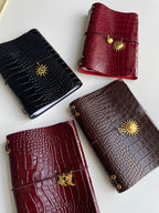 Café - Real Leather Refillable Journal
