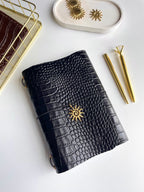 Noir - Real Leather Refillable Journal