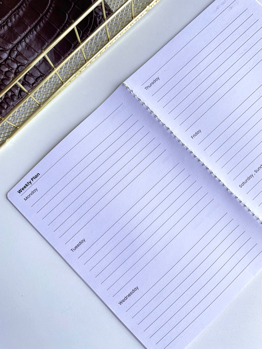 Café - Real Leather Refillable Journal