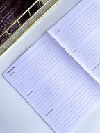 Café - Real Leather Refillable Journal