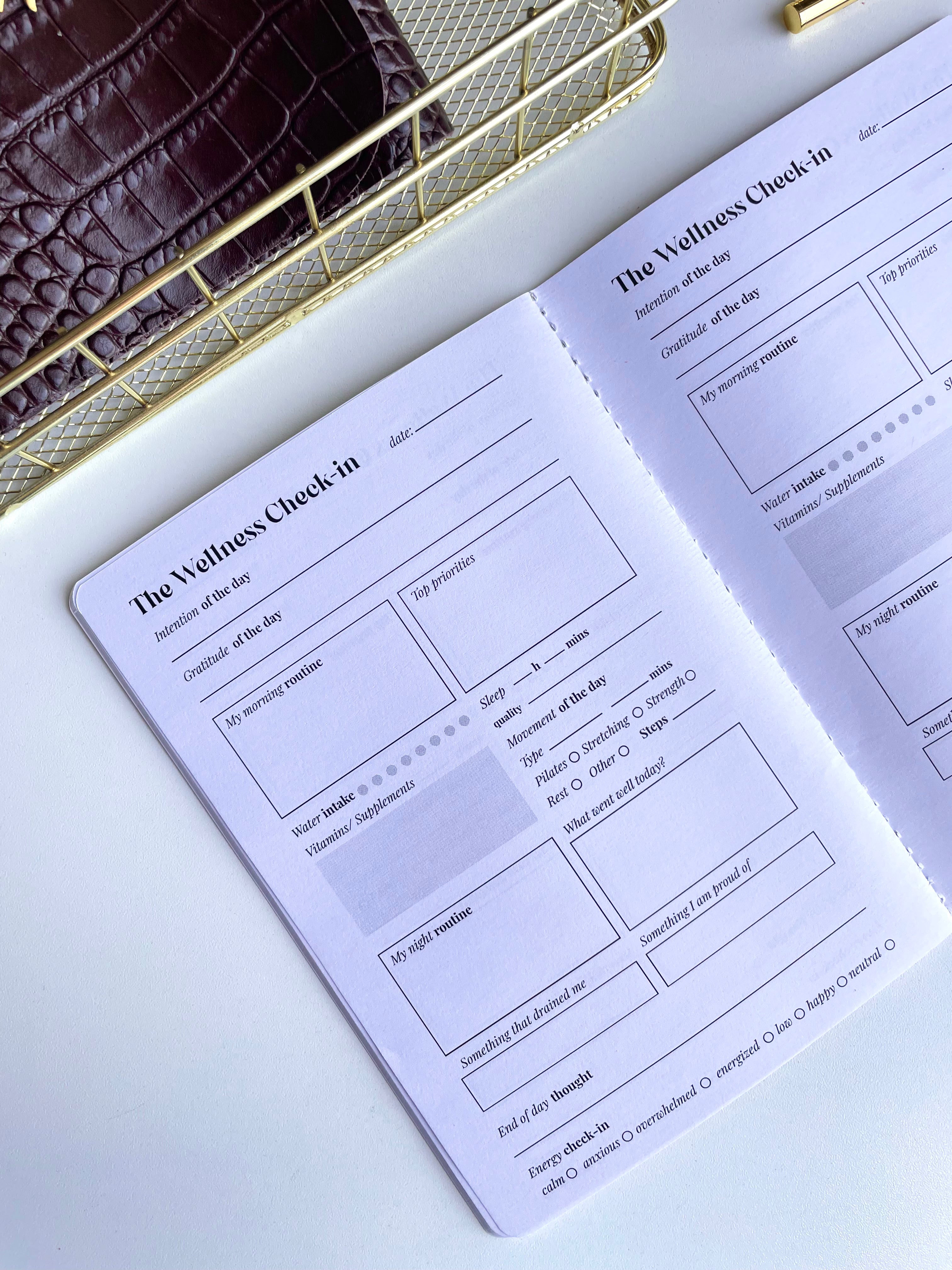 Café - Real Leather Refillable Journal