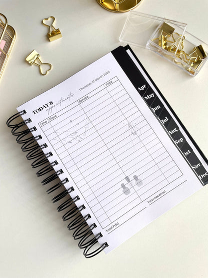 A5 Appointments Book Foil - Customizable For Every Business