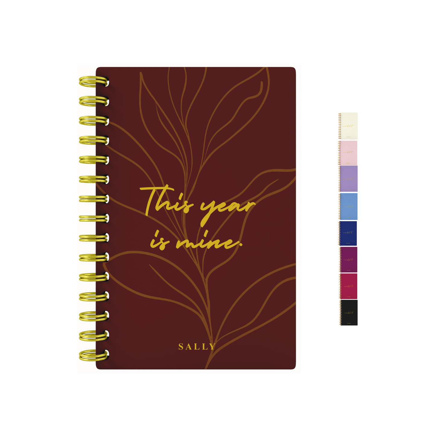 Any Quote Bloom Foil Undated Daily Planner
