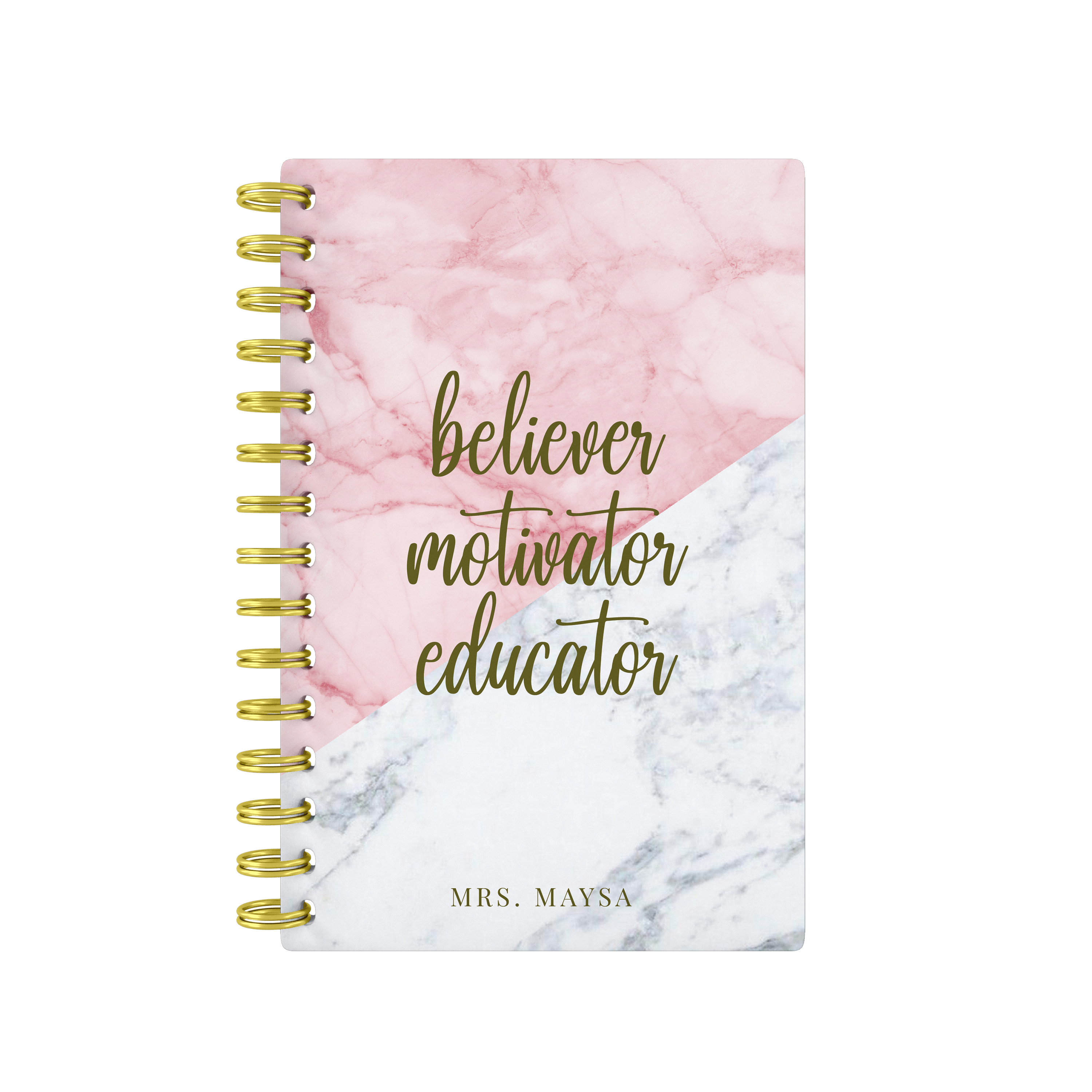 Marbel Mix Pink - Teacher Planner