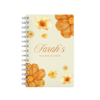Orange Flowers - Teacher Planner