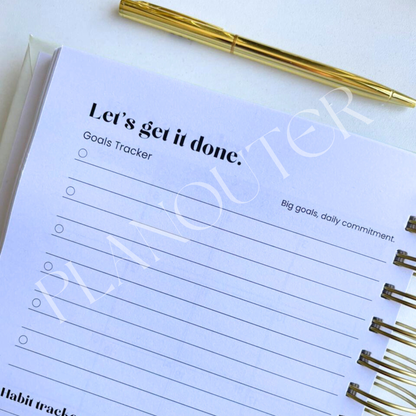 Zodiac Foil 2026 Daily Planner