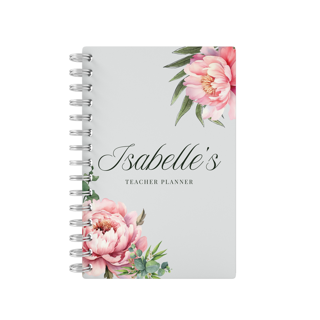Rose Flowers - Teacher Planner