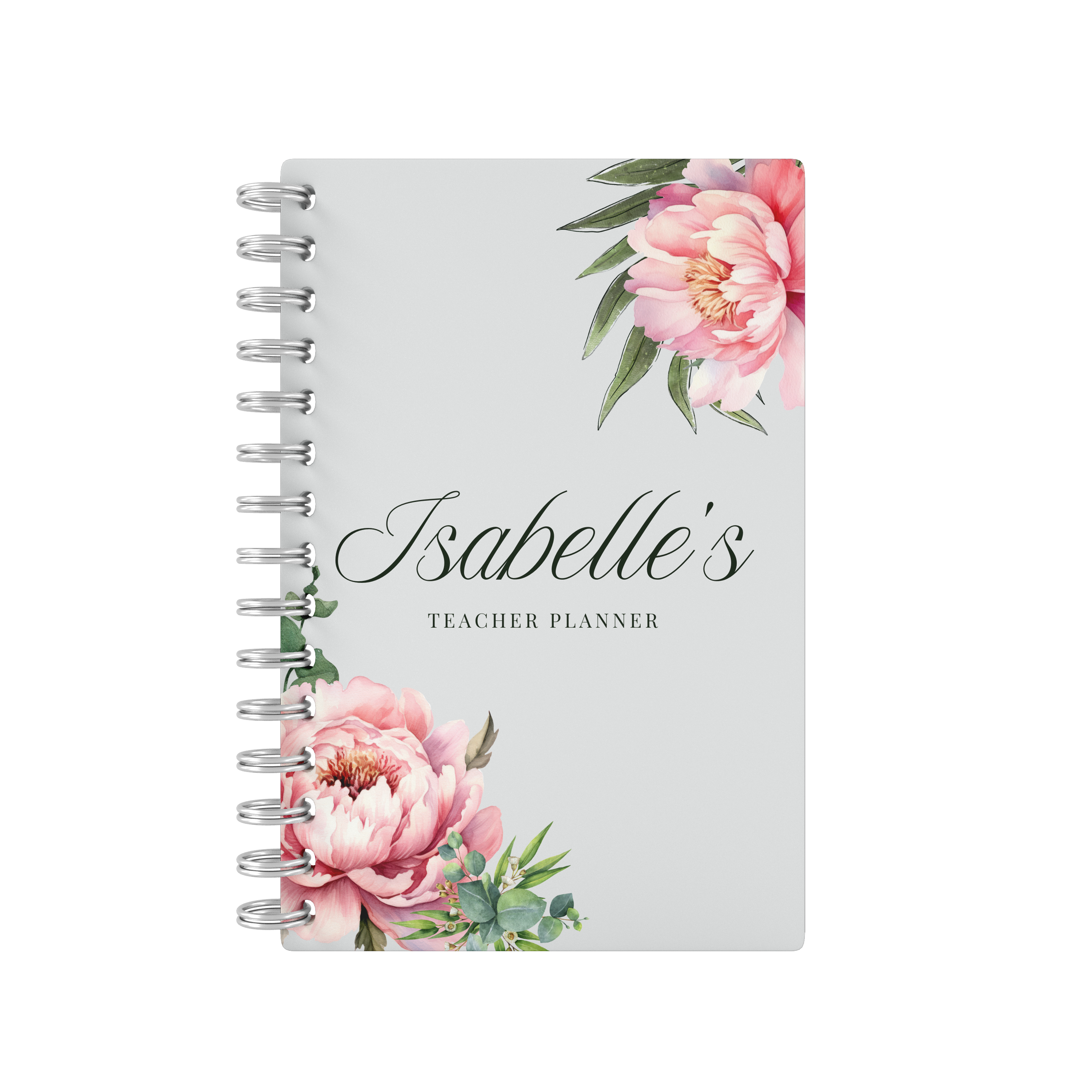 Rose Flowers - Teacher Planner