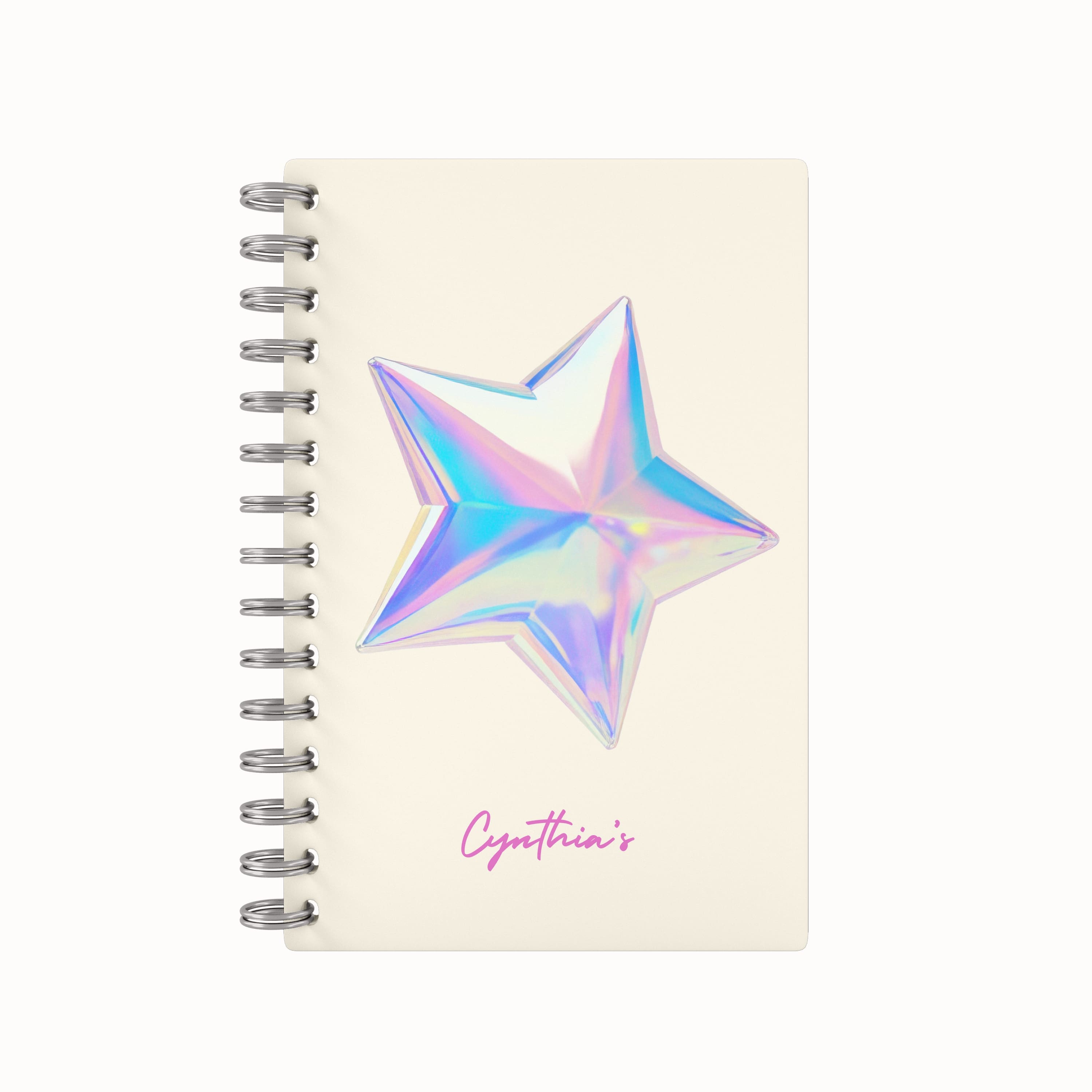 Holographic Star 2026 Daily Planner