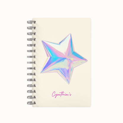 Holographic Star 2026 Daily Planner