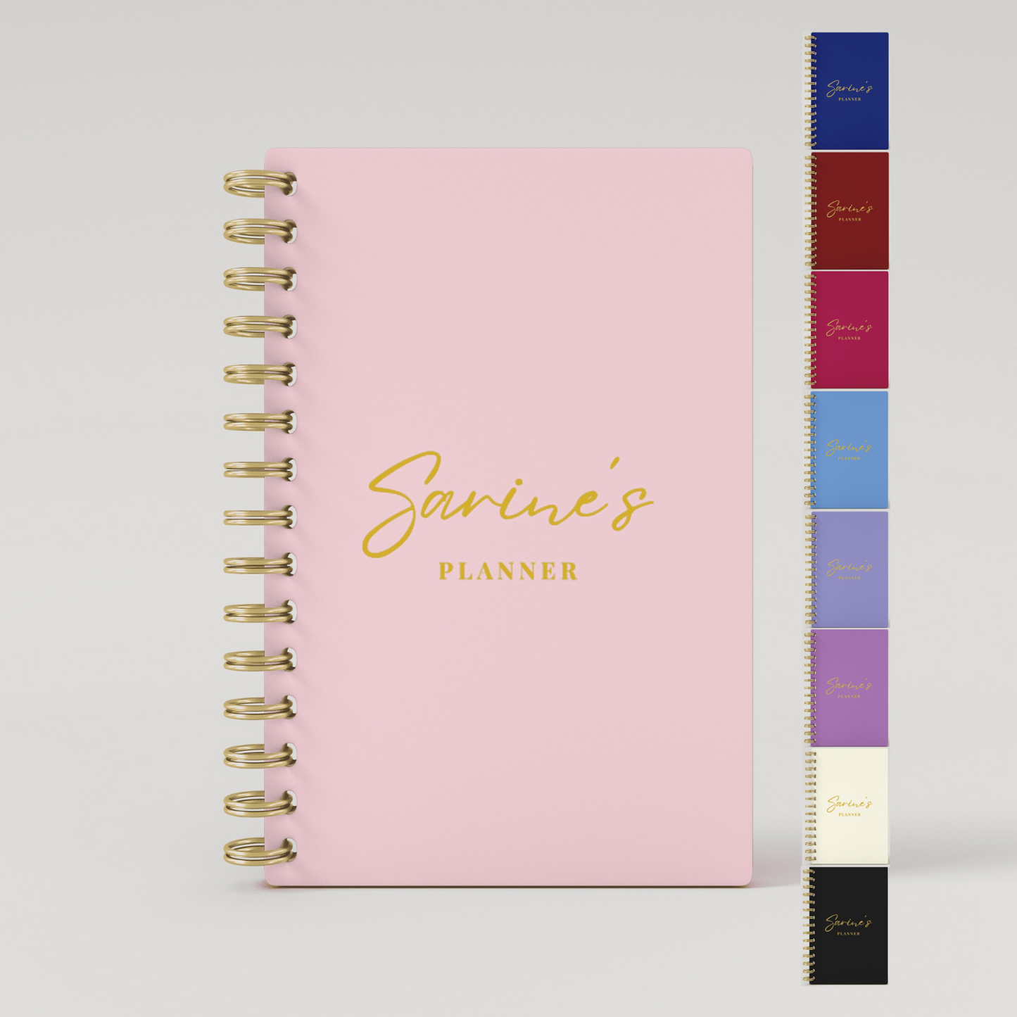 Name Solid Foil 2025 Weekly Planner