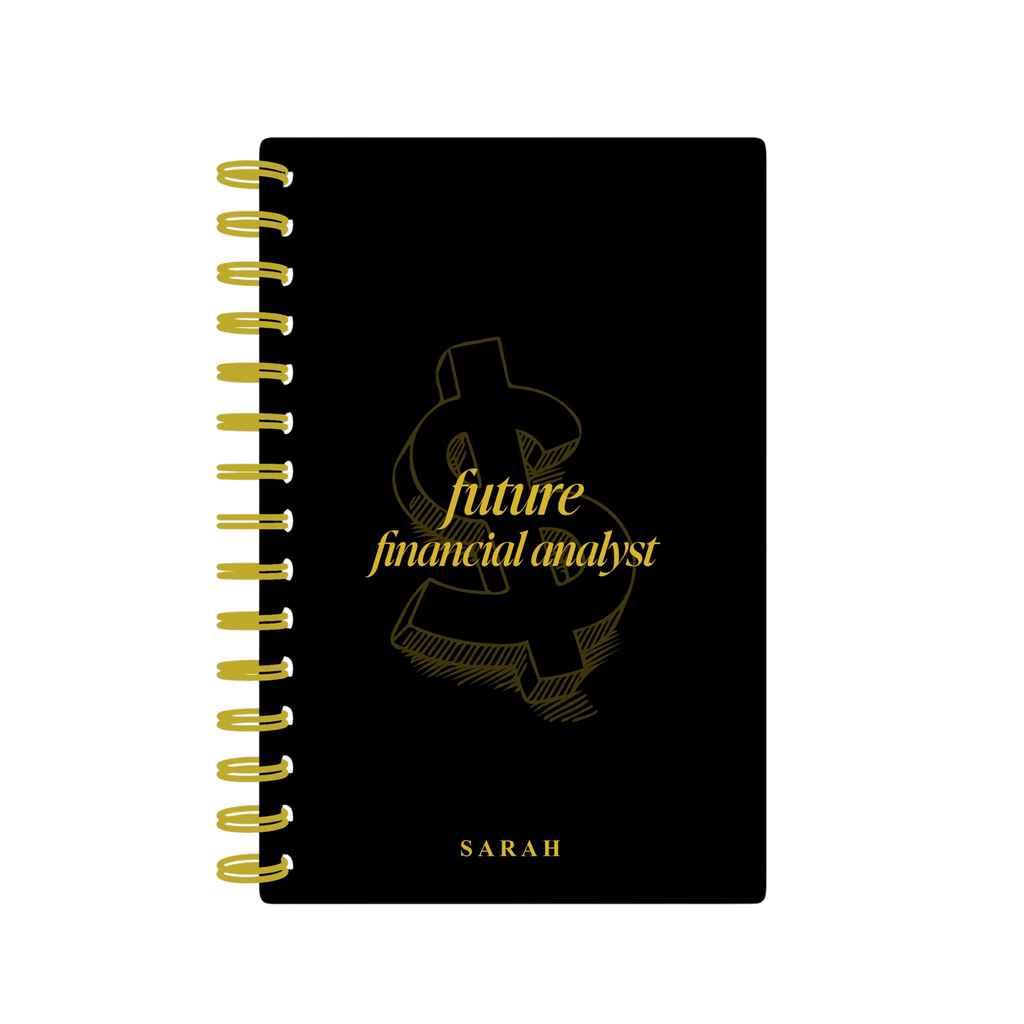 Future Financial Analyst - Foil Lined Notebook