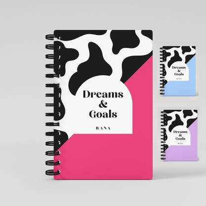 Dreams & Goals Cow 2024 Daily Planner