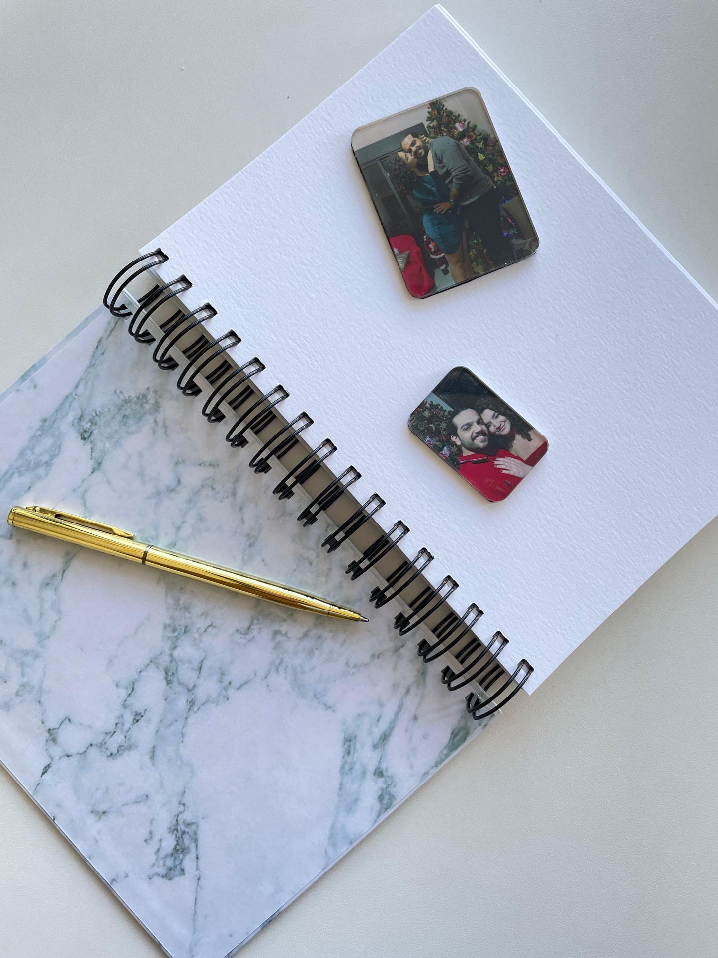 Forever & Ever  ScrapBook - White Marble