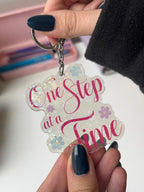One Step at a Time- Acrylic Keychain