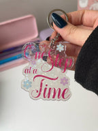 One Step at a Time- Acrylic Keychain