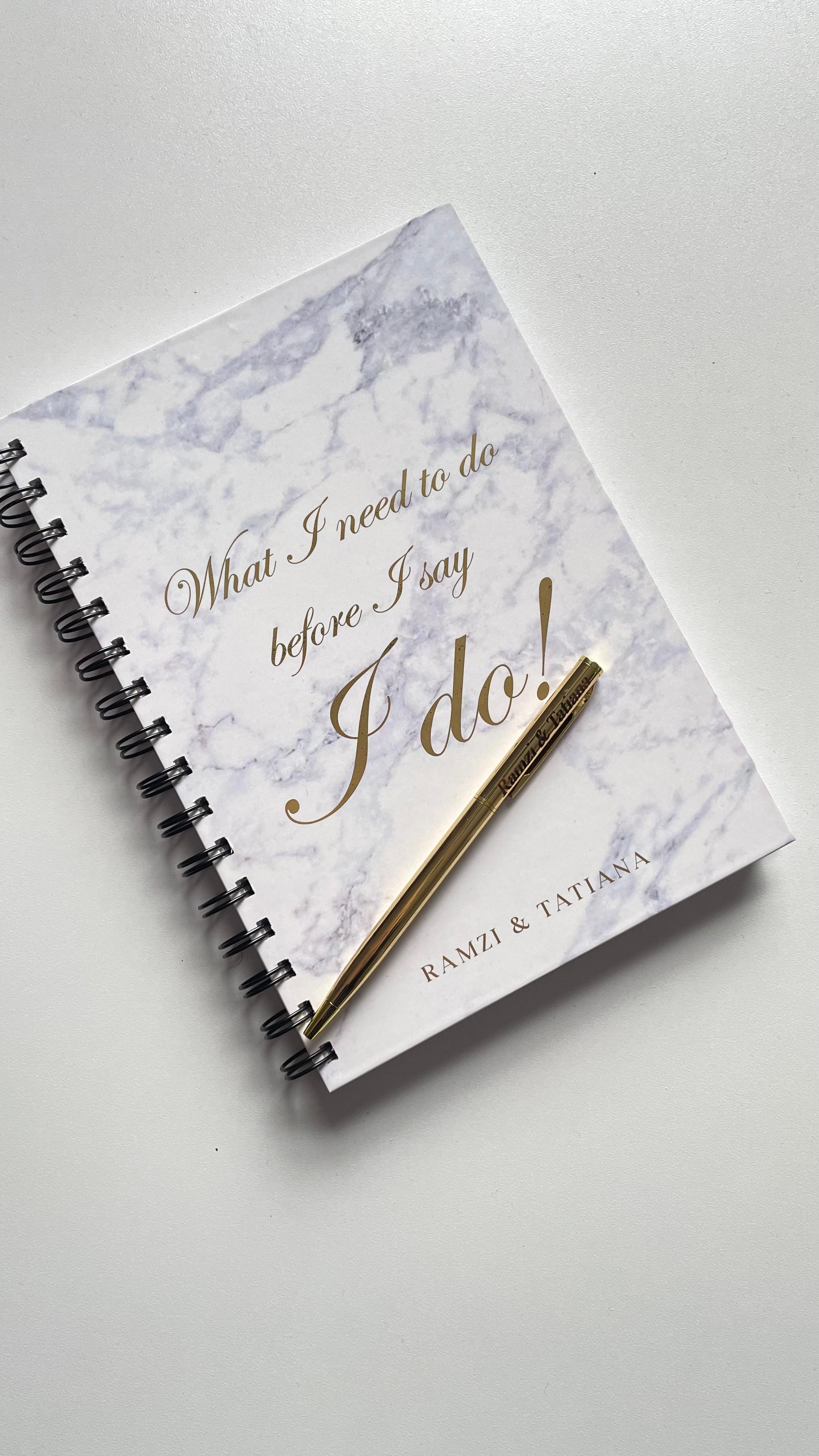 Thick & Thin - Gold Foil Wedding Planner