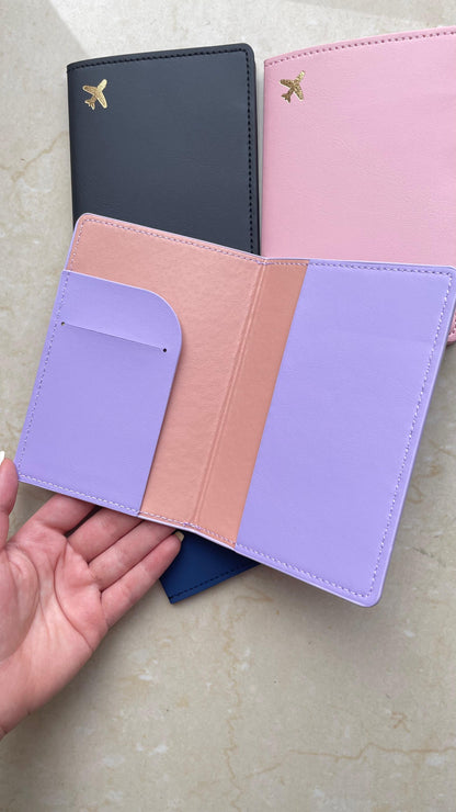 Vegan Leather Passport Holder