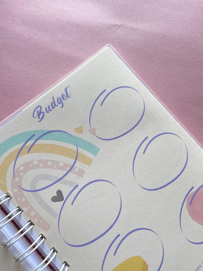 My Baby's Journey Pink Balloons - Pregnancy Planner