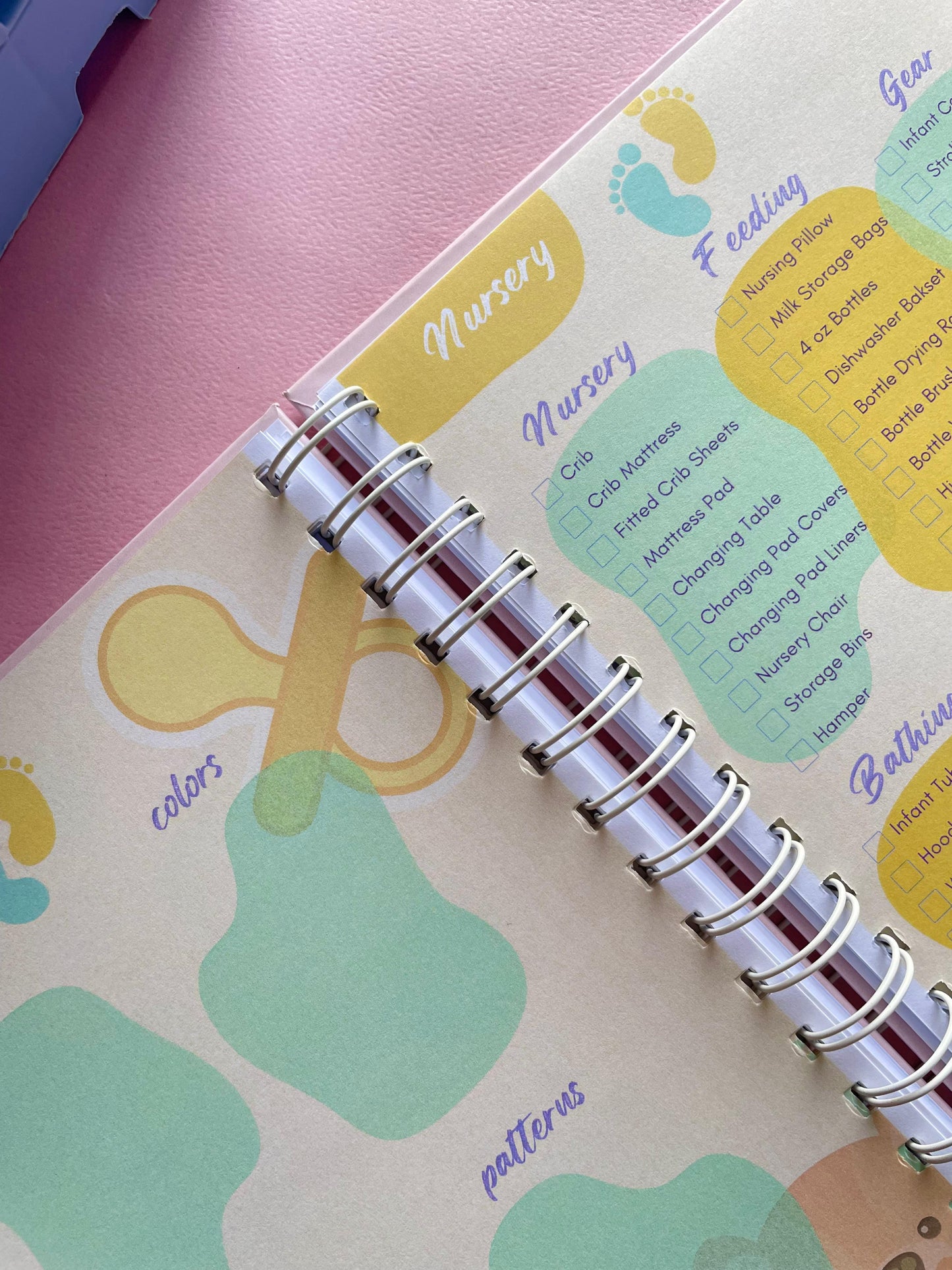 Mom & Baby's Journey Purple  Balloons - Pregnancy Planner